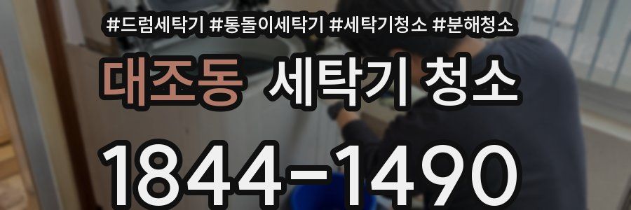 대조동 세탁기 청소