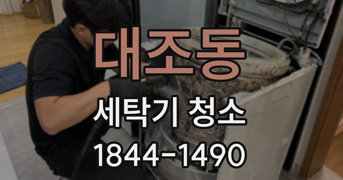 대조동 세탁기 청소