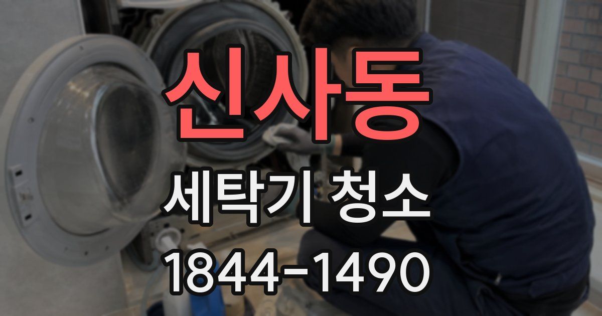 신사동 세탁기 청소