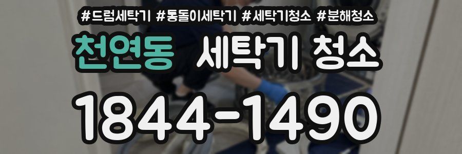 천연동 세탁기 청소