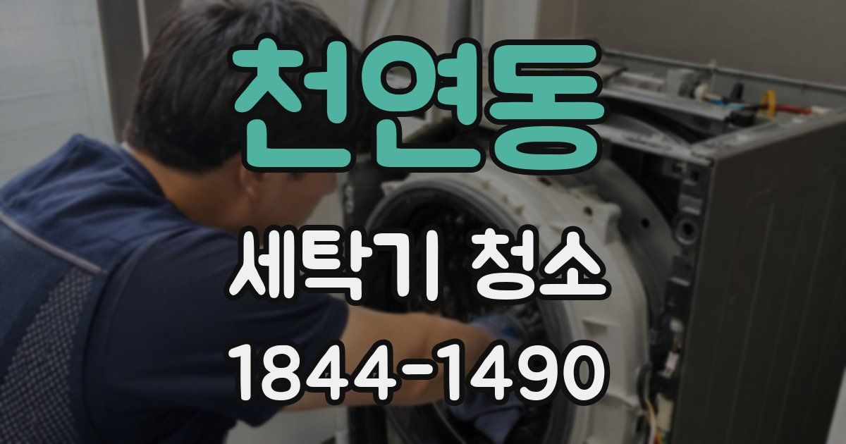 천연동 세탁기 청소