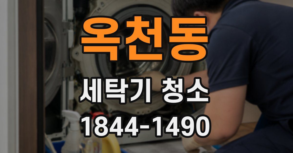 옥천동 세탁기 청소