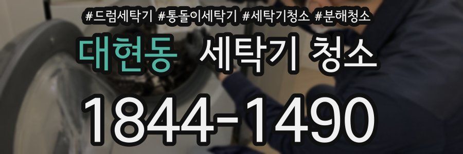 대현동 세탁기 청소