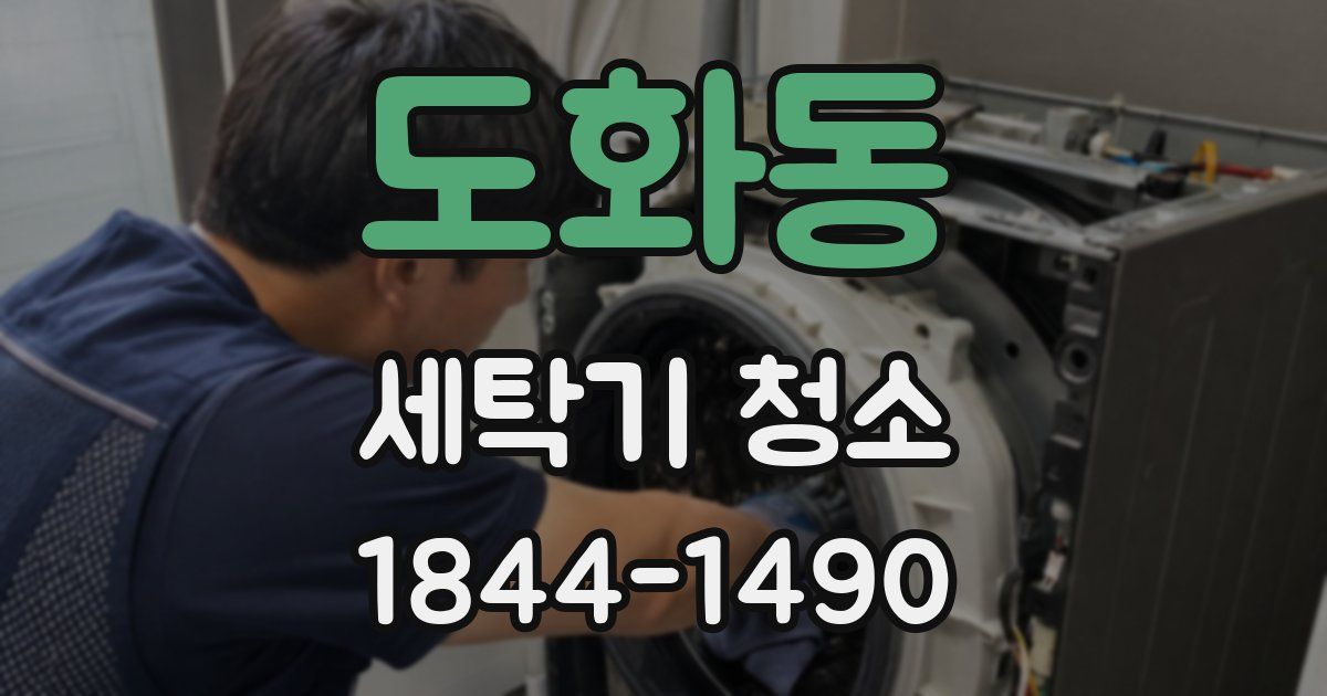 도화동 세탁기 청소