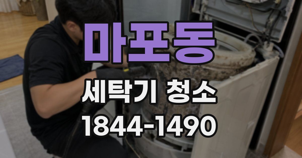 마포동 세탁기 청소