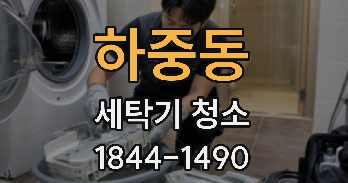하중동 세탁기 청소