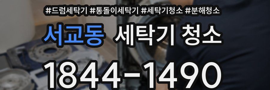 서교동 세탁기 청소