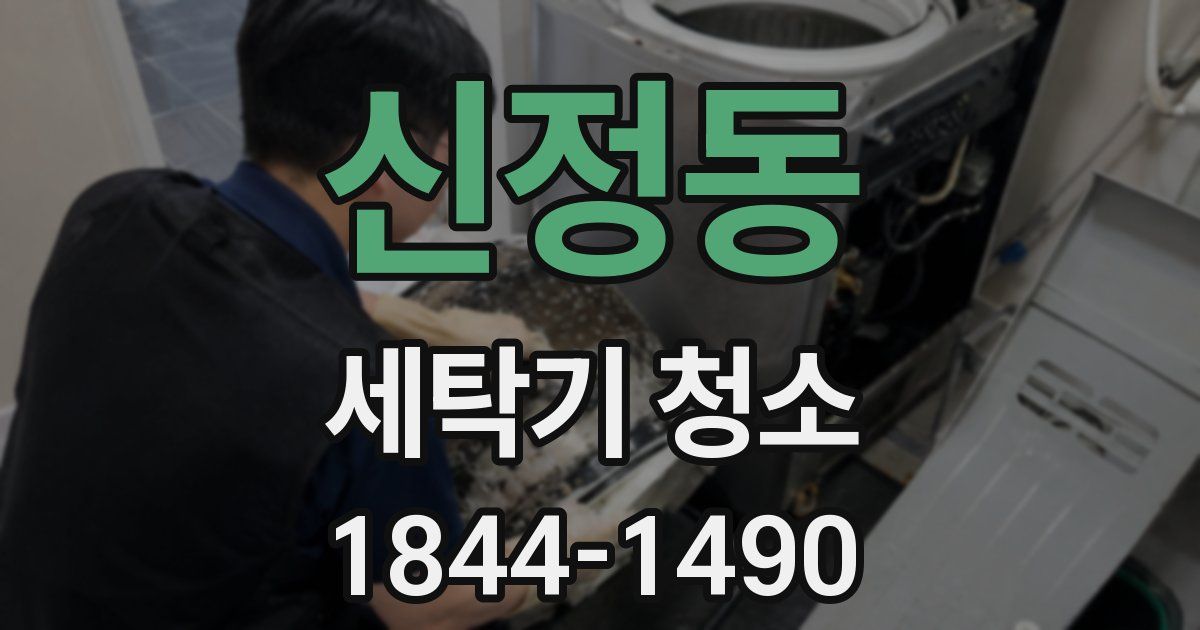 신정동 세탁기 청소