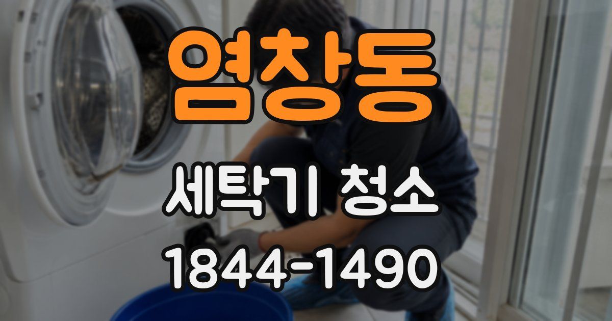 염창동 세탁기 청소