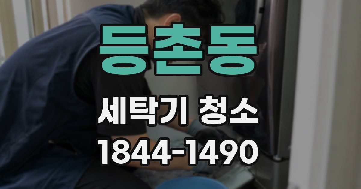 등촌동 세탁기 청소