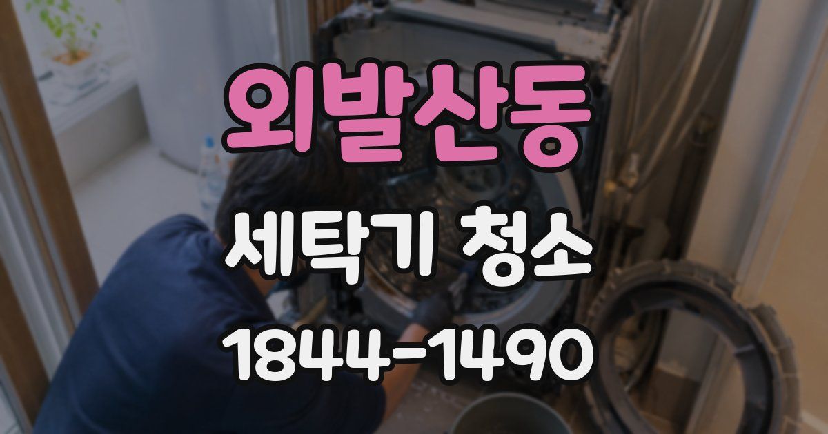 외발산동 세탁기 청소