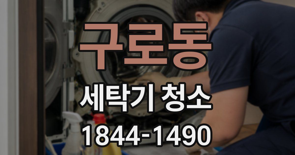 구로동 세탁기 청소