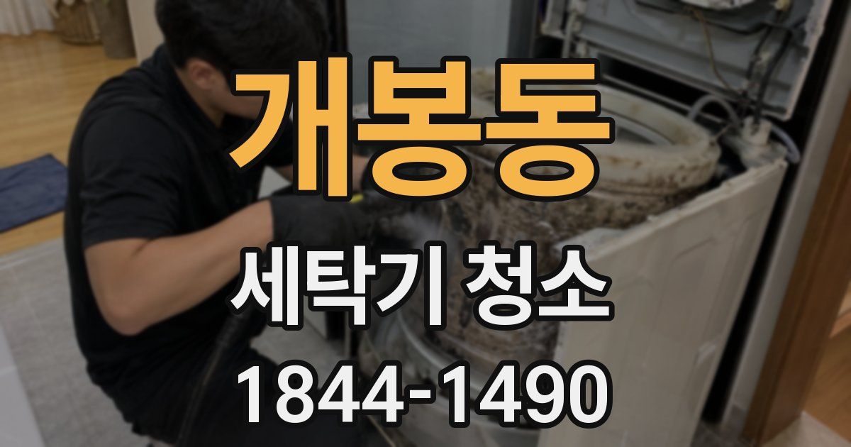 개봉동 세탁기 청소