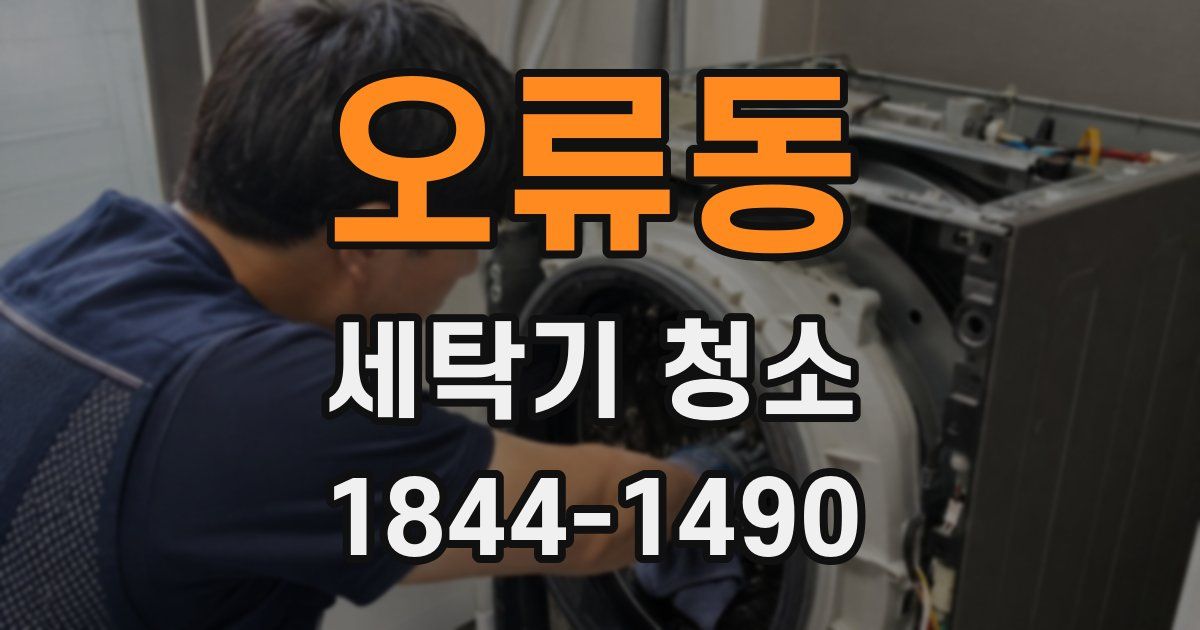 오류동 세탁기 청소
