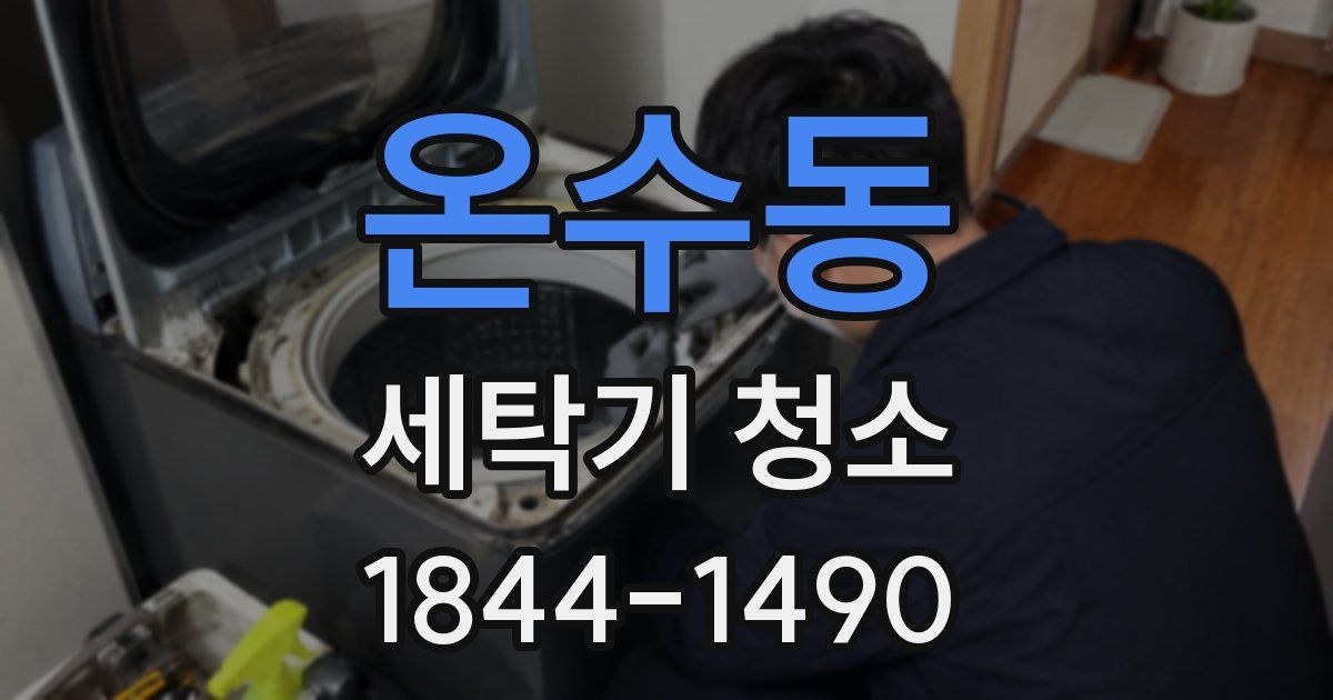 온수동 세탁기 청소