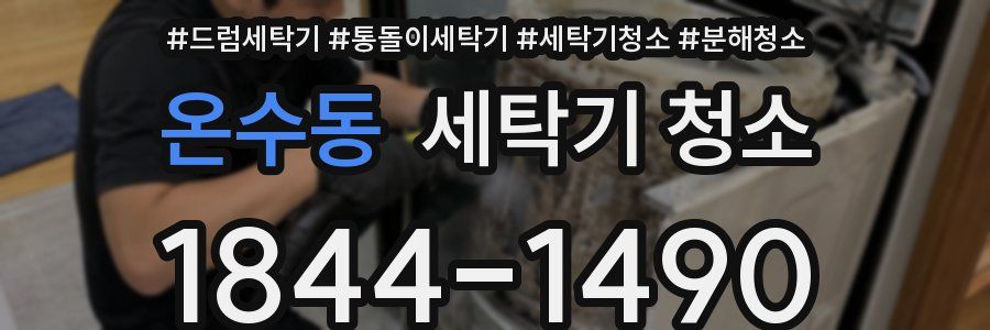 온수동 세탁기 청소
