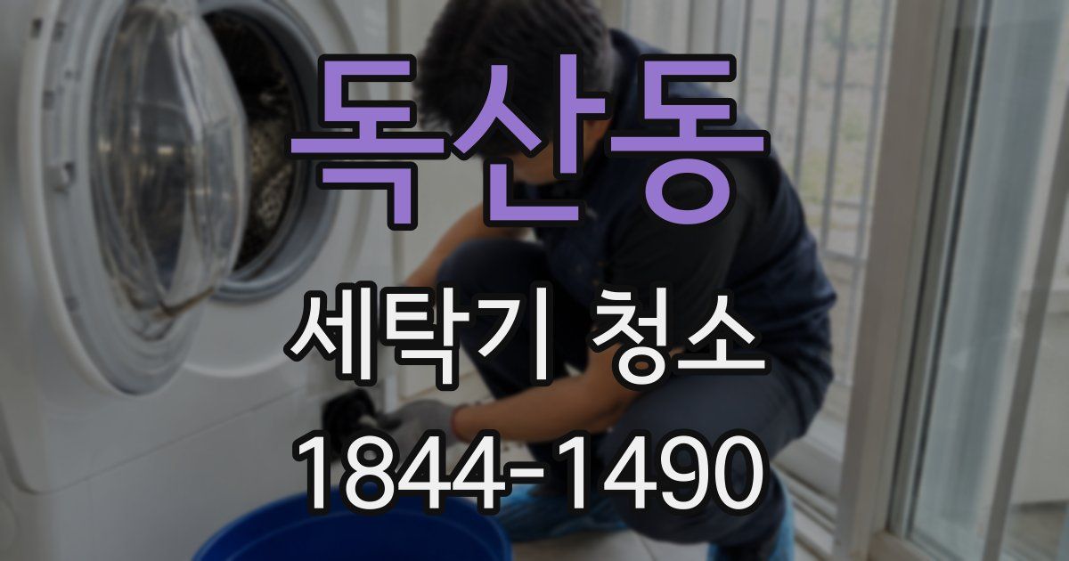 독산동 세탁기 청소