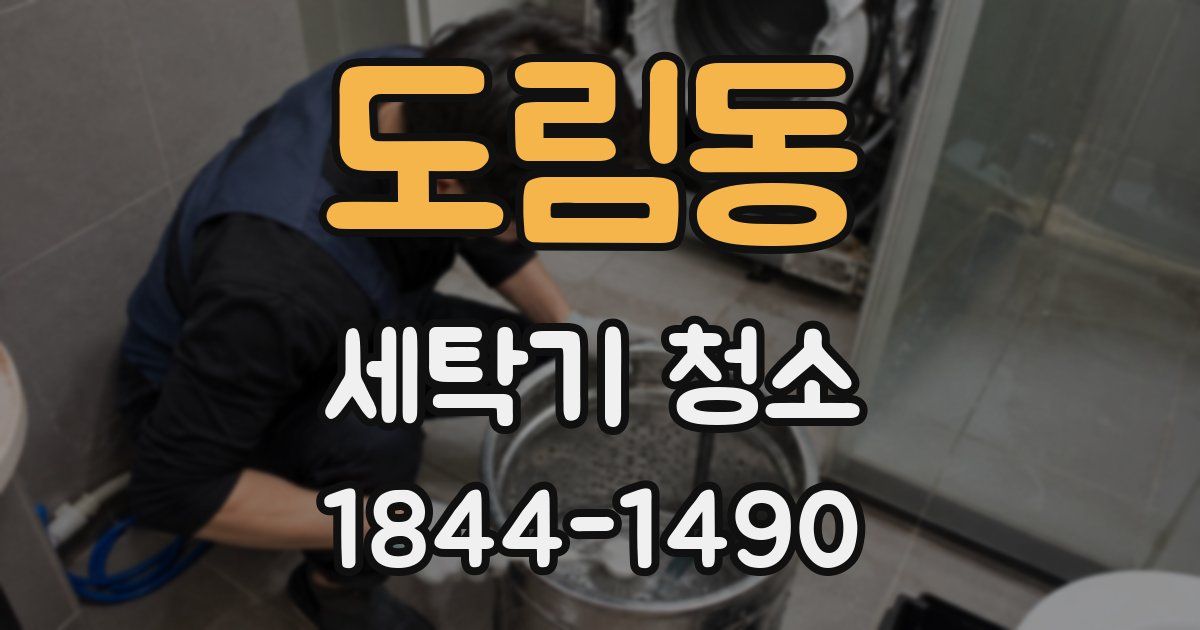 도림동 세탁기 청소