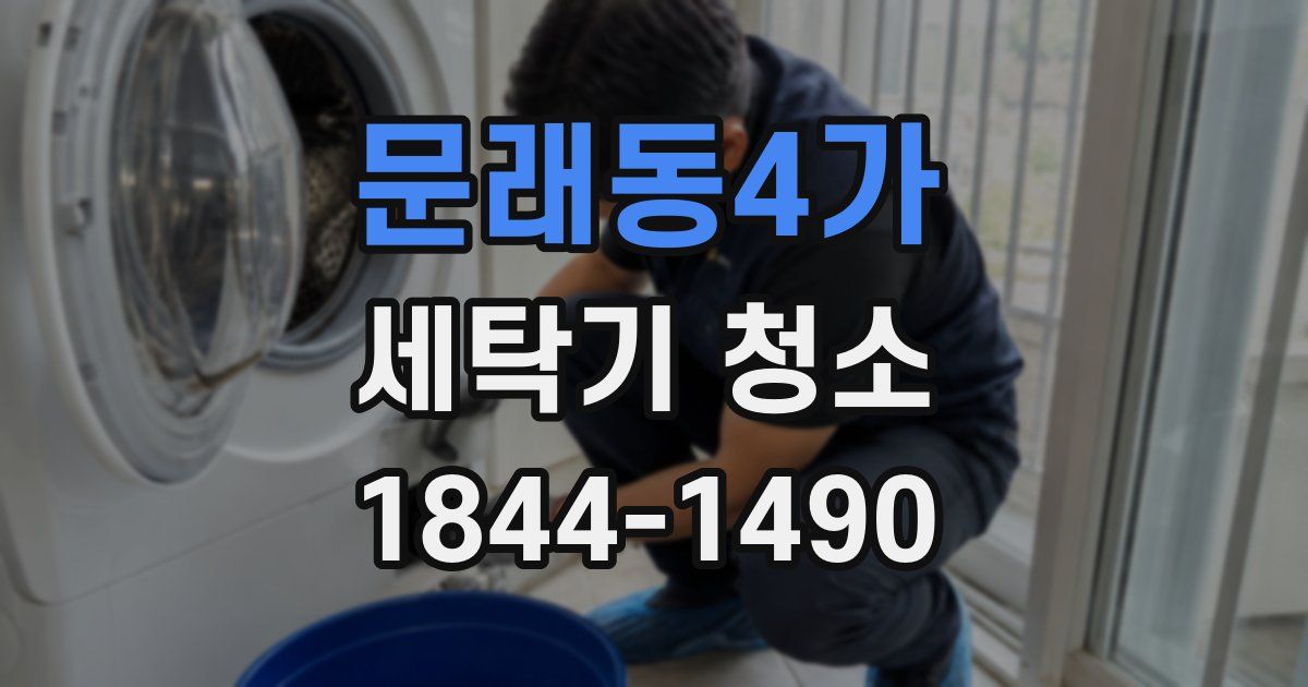 문래동4가 세탁기 청소