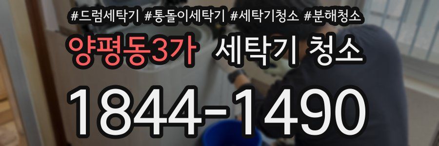 양평동3가 세탁기 청소