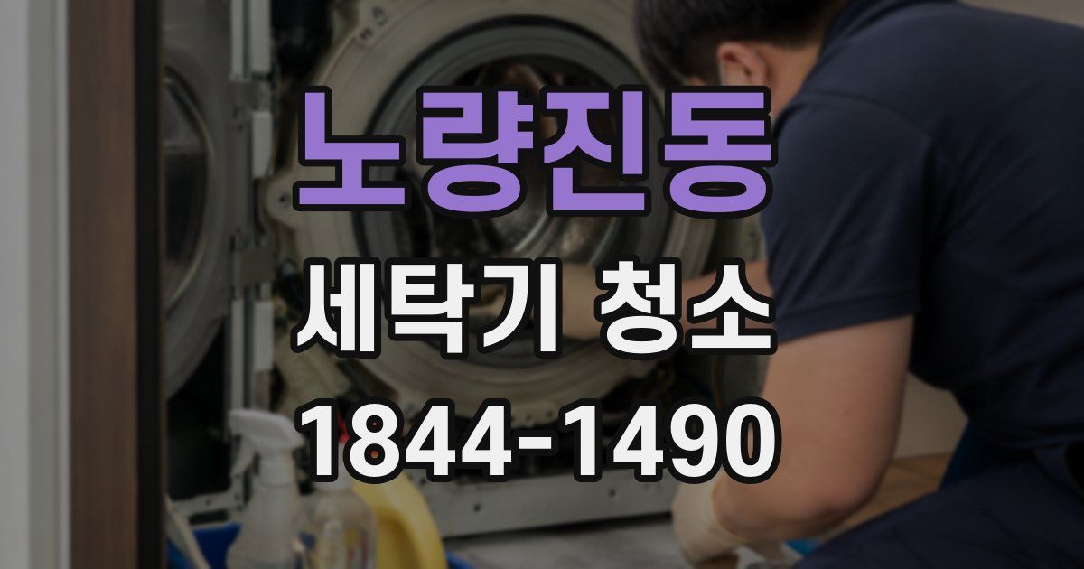 노량진동 세탁기 청소