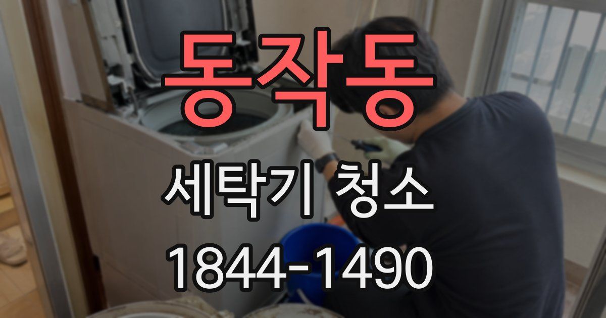 동작동 세탁기 청소
