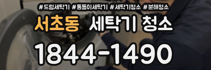 서초동 세탁기 청소