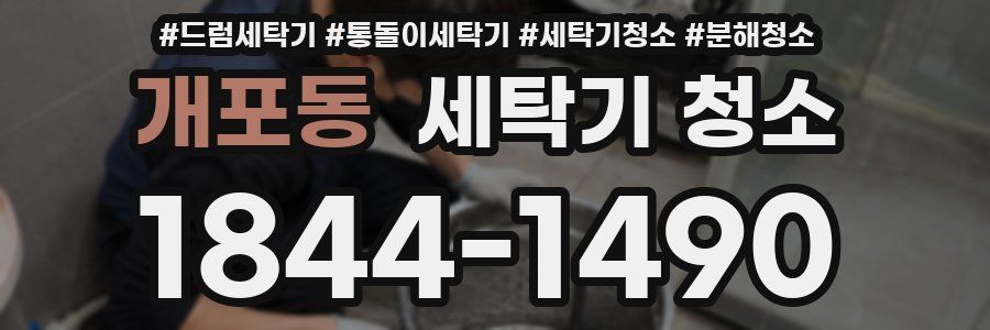 개포동 세탁기 청소