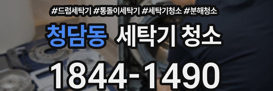 청담동 세탁기 청소