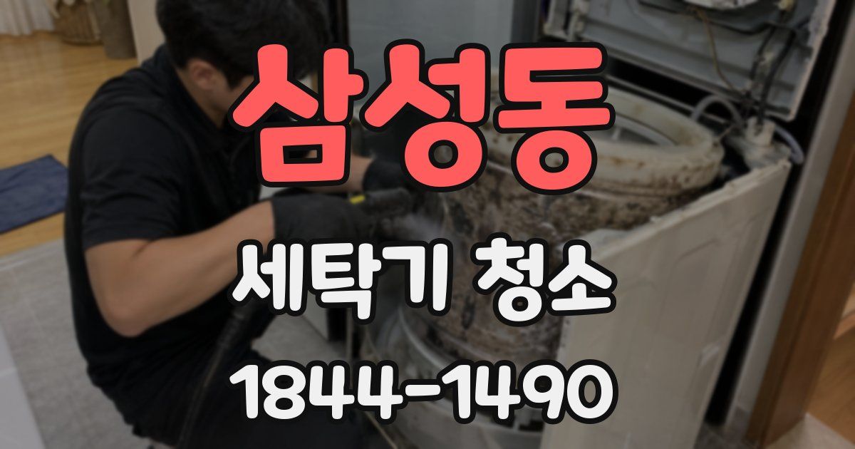 삼성동 세탁기 청소
