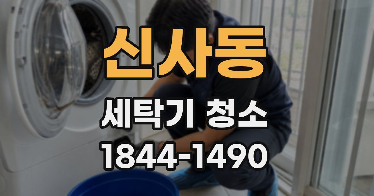 신사동 세탁기 청소
