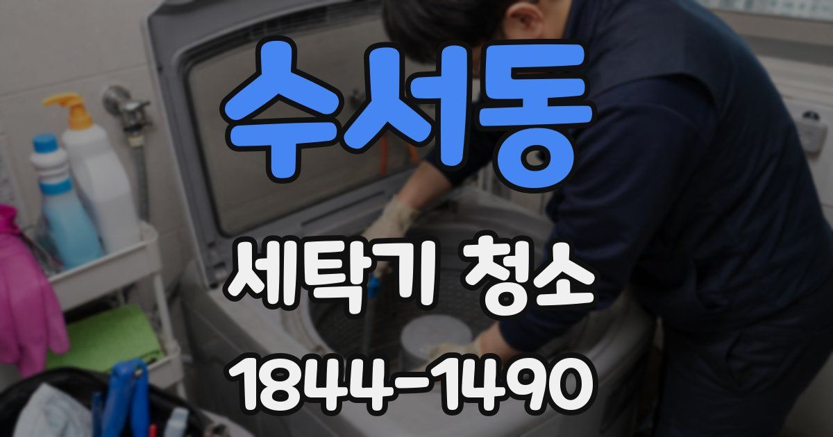 수서동 세탁기 청소