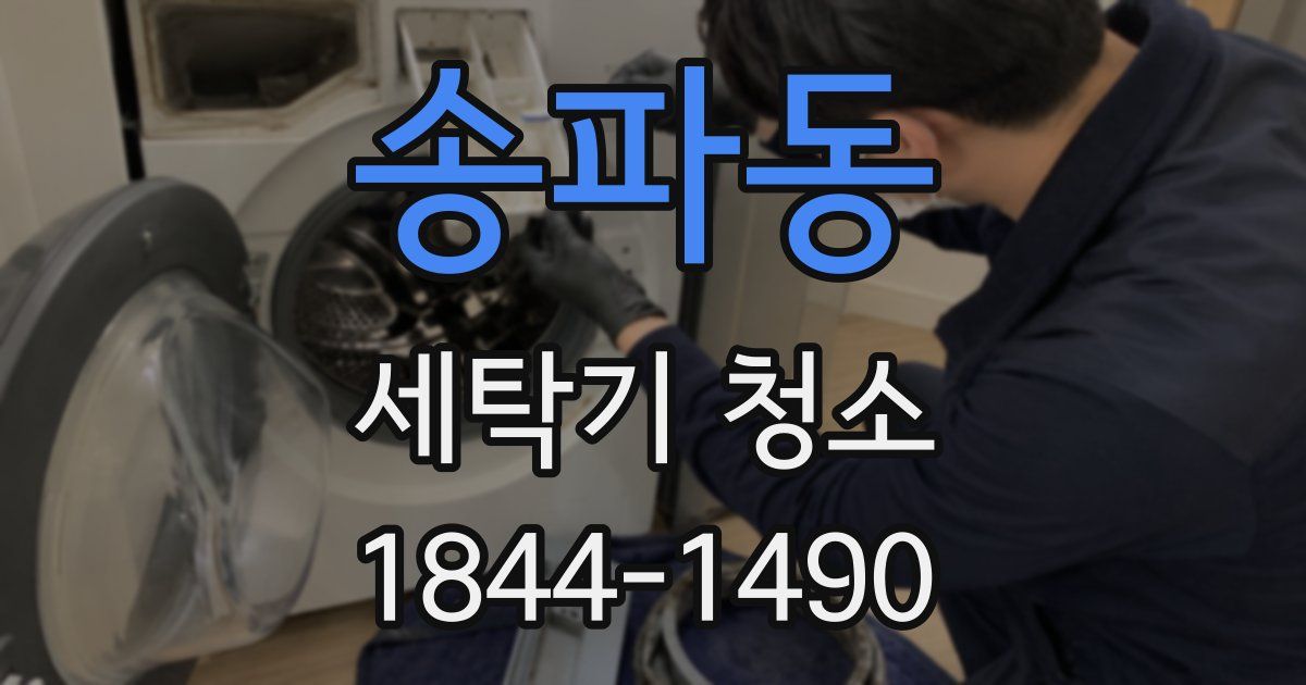 송파동 세탁기 청소
