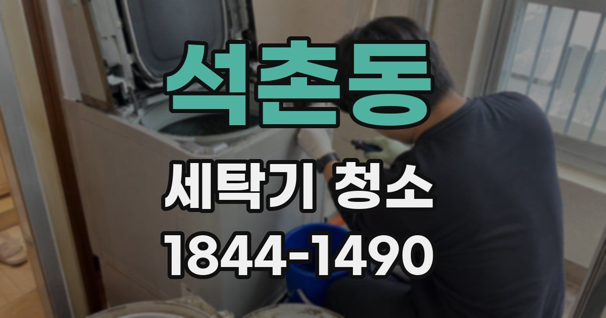 석촌동 세탁기 청소