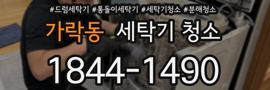 가락동 세탁기 청소
