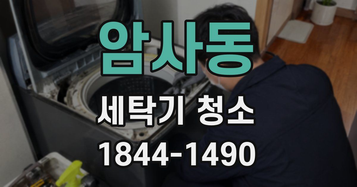 암사동 세탁기 청소