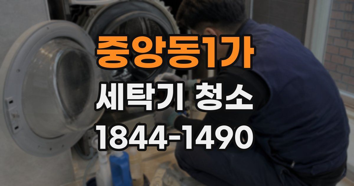 중앙동1가 세탁기 청소