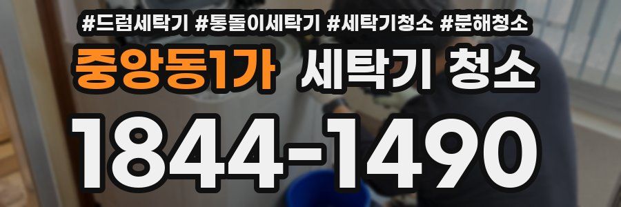 중앙동1가 세탁기 청소