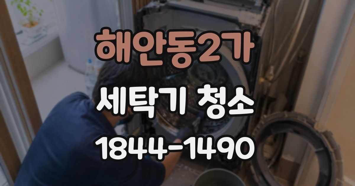 해안동2가 세탁기 청소