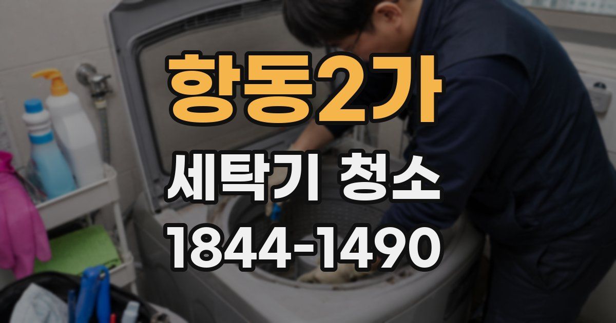 항동2가 세탁기 청소