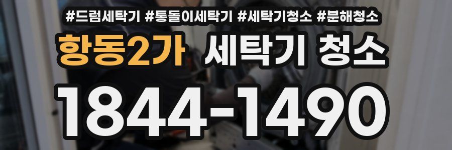항동2가 세탁기 청소