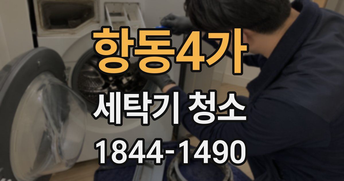 항동4가 세탁기 청소