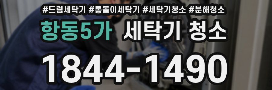 항동5가 세탁기 청소