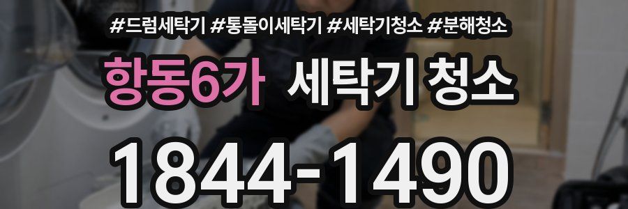 항동6가 세탁기 청소