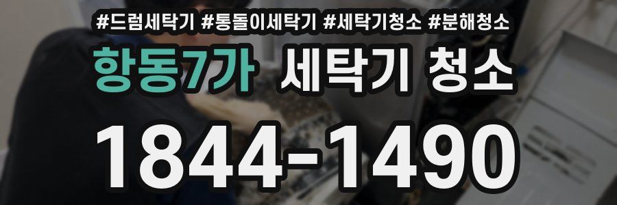 항동7가 세탁기 청소