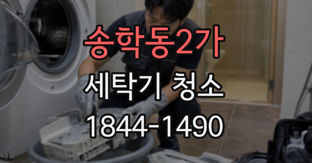 송학동2가 세탁기 청소