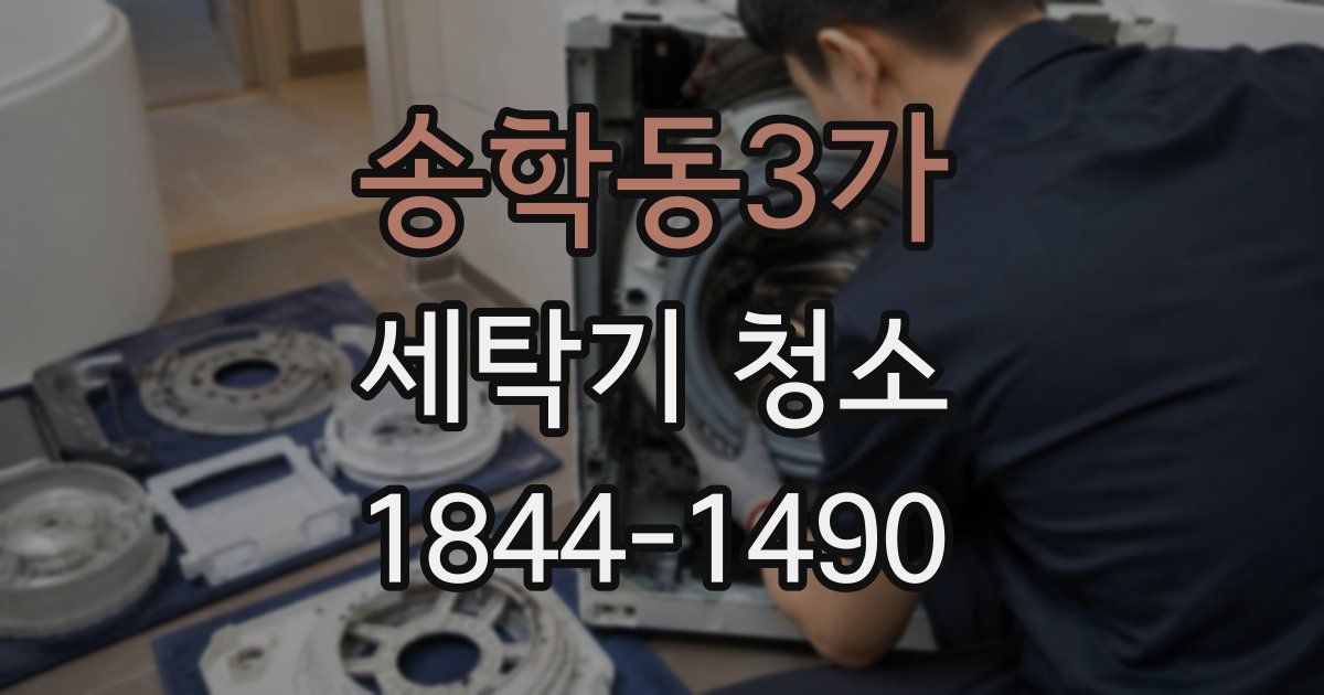 송학동3가 세탁기 청소