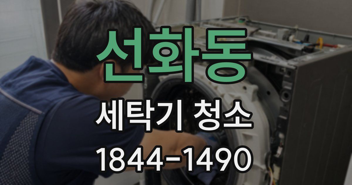 선화동 세탁기 청소