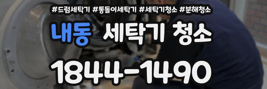 내동 세탁기 청소