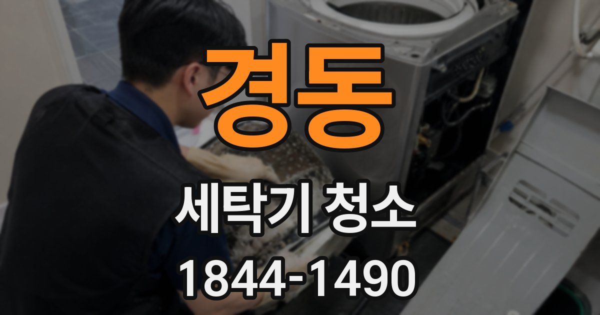경동 세탁기 청소